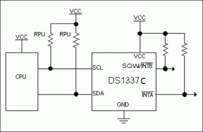 DS1337C RTC Schematic