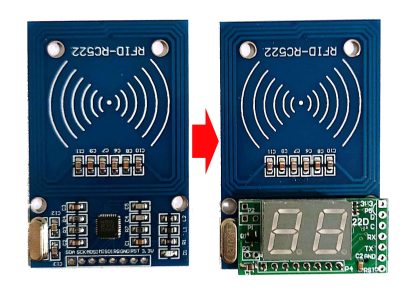 برد راه انداز ماژول RFID RF522