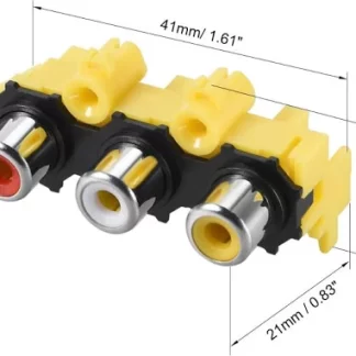 فیش مادگی صدا و تصویر RCA-3PIN