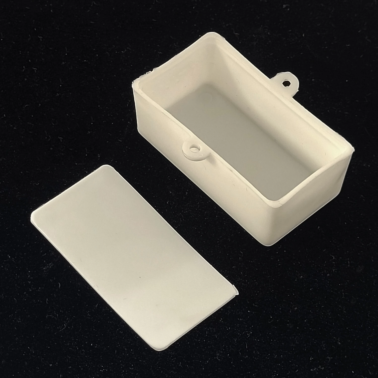جعبه 6x3x2cm سفید - مناسب ماژول کنترل سطح آب 3 جعبه پلاستیکی کوچک سفید برای ماژول کنترل سطح آب